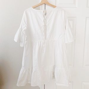 Net forever 21 tiered white dress
